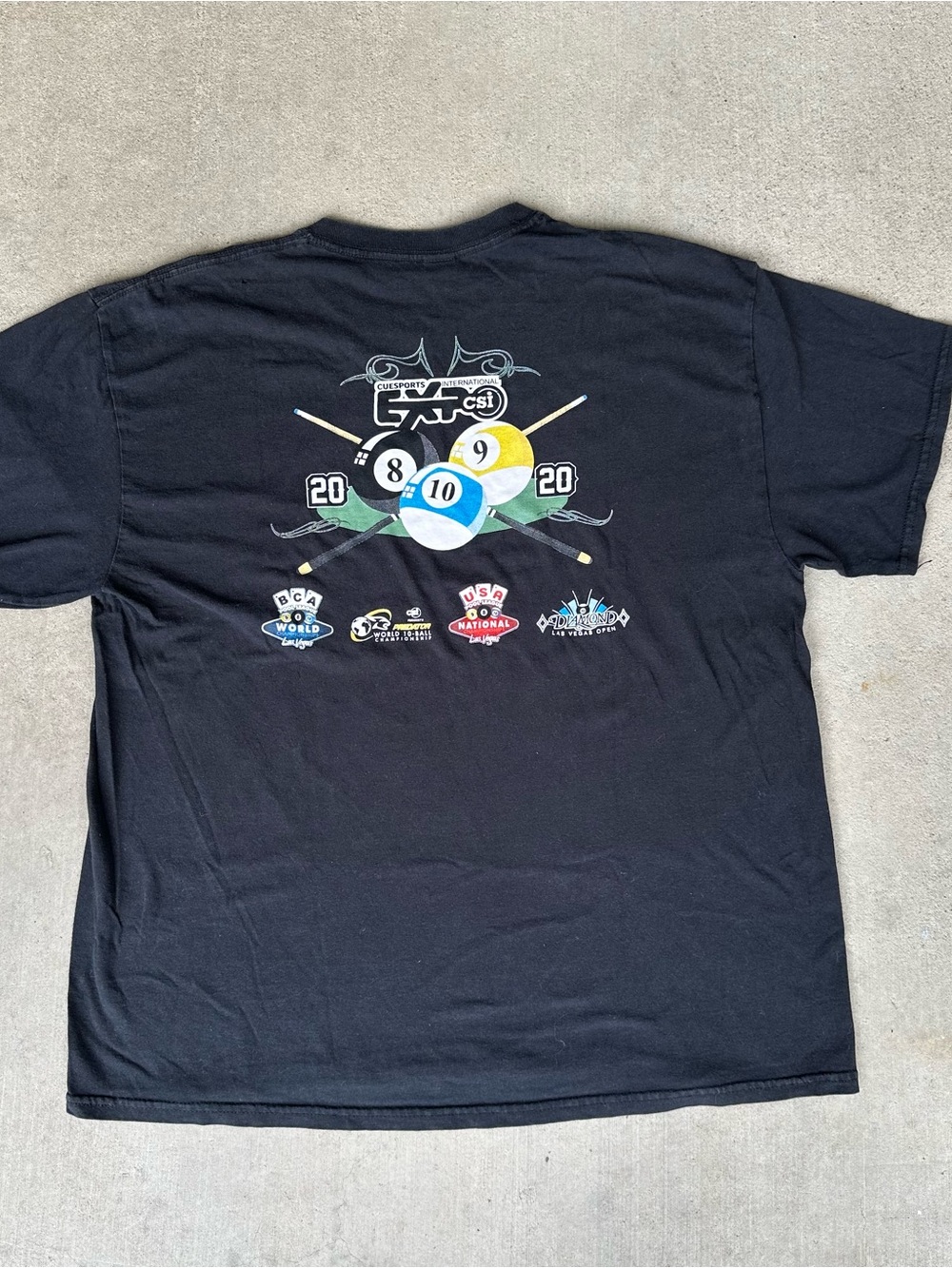 2020 CueSports International
Expo Billiards Pool T-Shirt XL